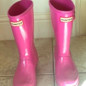 Girls Hunter High Gloss Rain Boots!